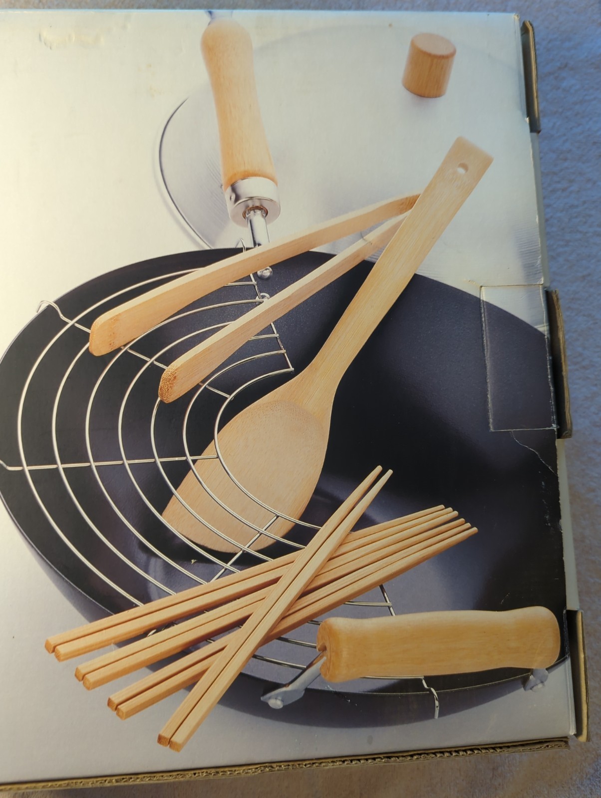 Martha Stewart Everyday 9 Piece Stir-Fry Set 14″ Wok Kmart 2001 NEW In Box READ