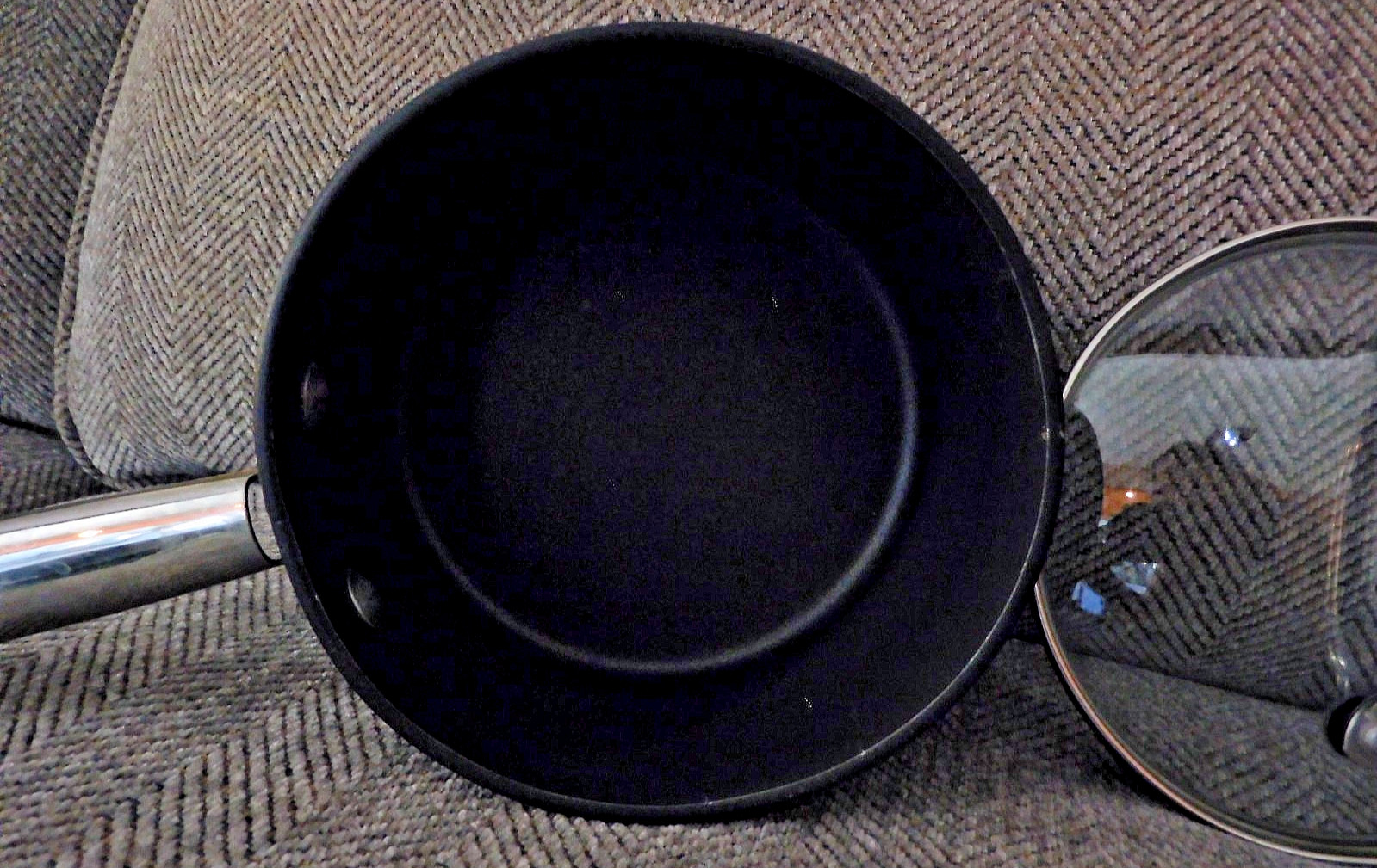 ANOLON Meyer Professional 2 QT/ 1.9L Hard Anodized Nonstick Gray Pot Lid Vintage