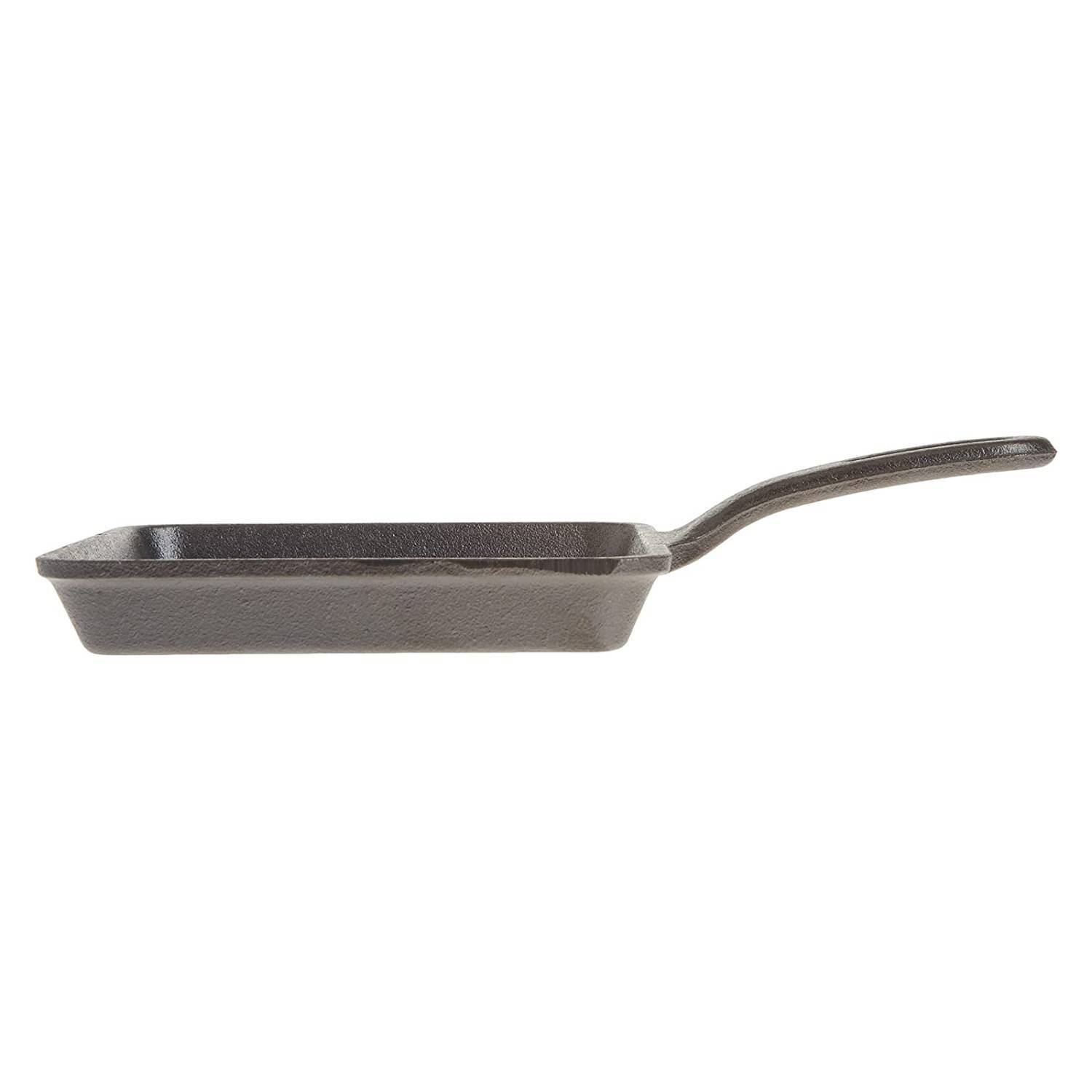 Lodge Logic Mini Square Skillet, L5WS3 Cast Iron Cooking 5 inch