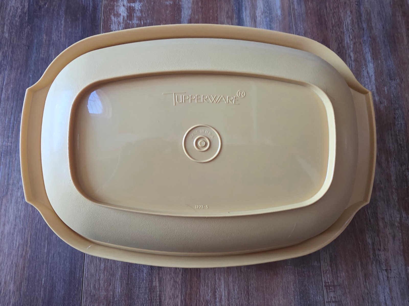 Vtg Tupperware Microwave Vegetable Rice Steamer 3 Piece Harvest Gold 1273-5