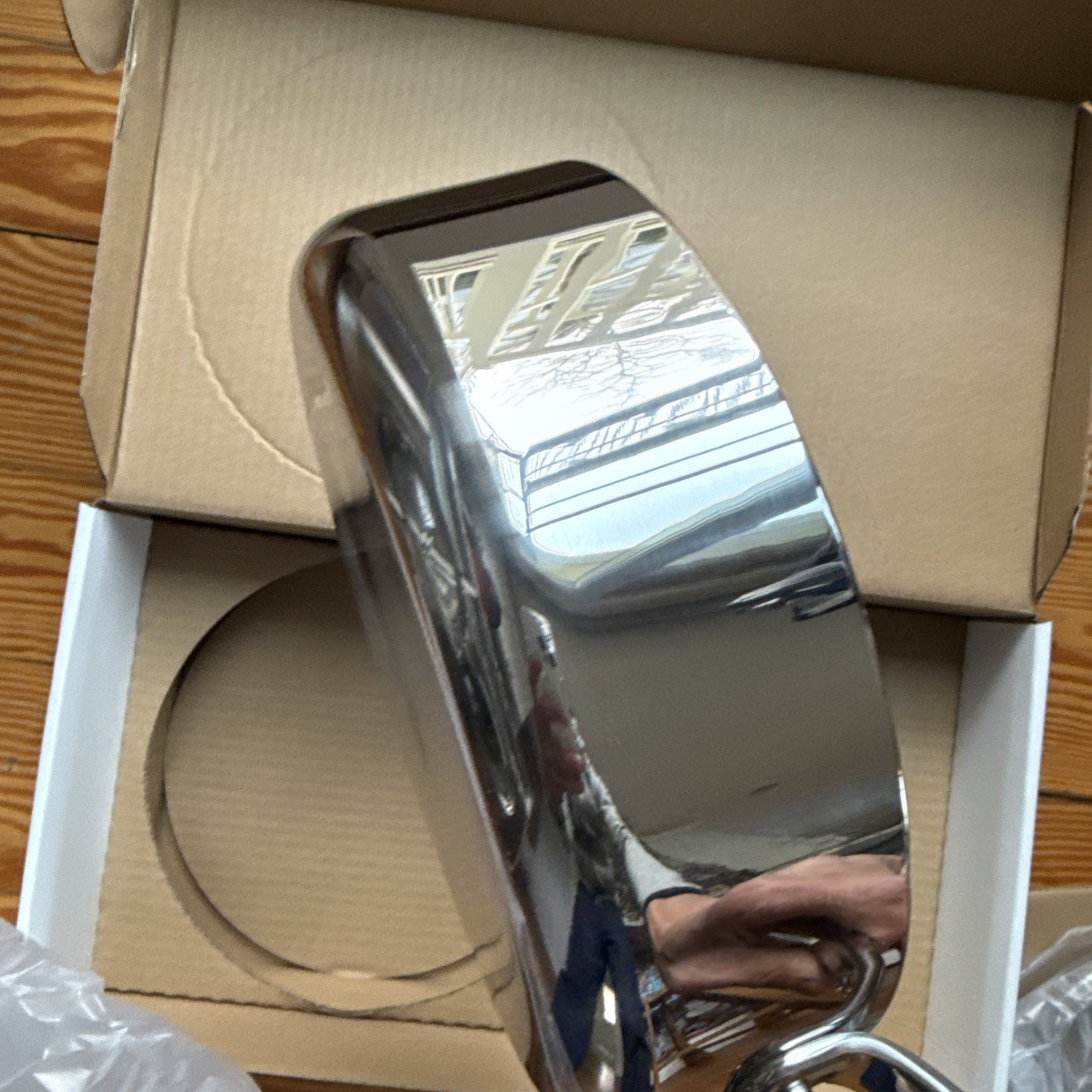 New $190 Crate & Barrel EvenCook Core 3.25 Qt. Stainless Steel Saute Pan w/ Lid
