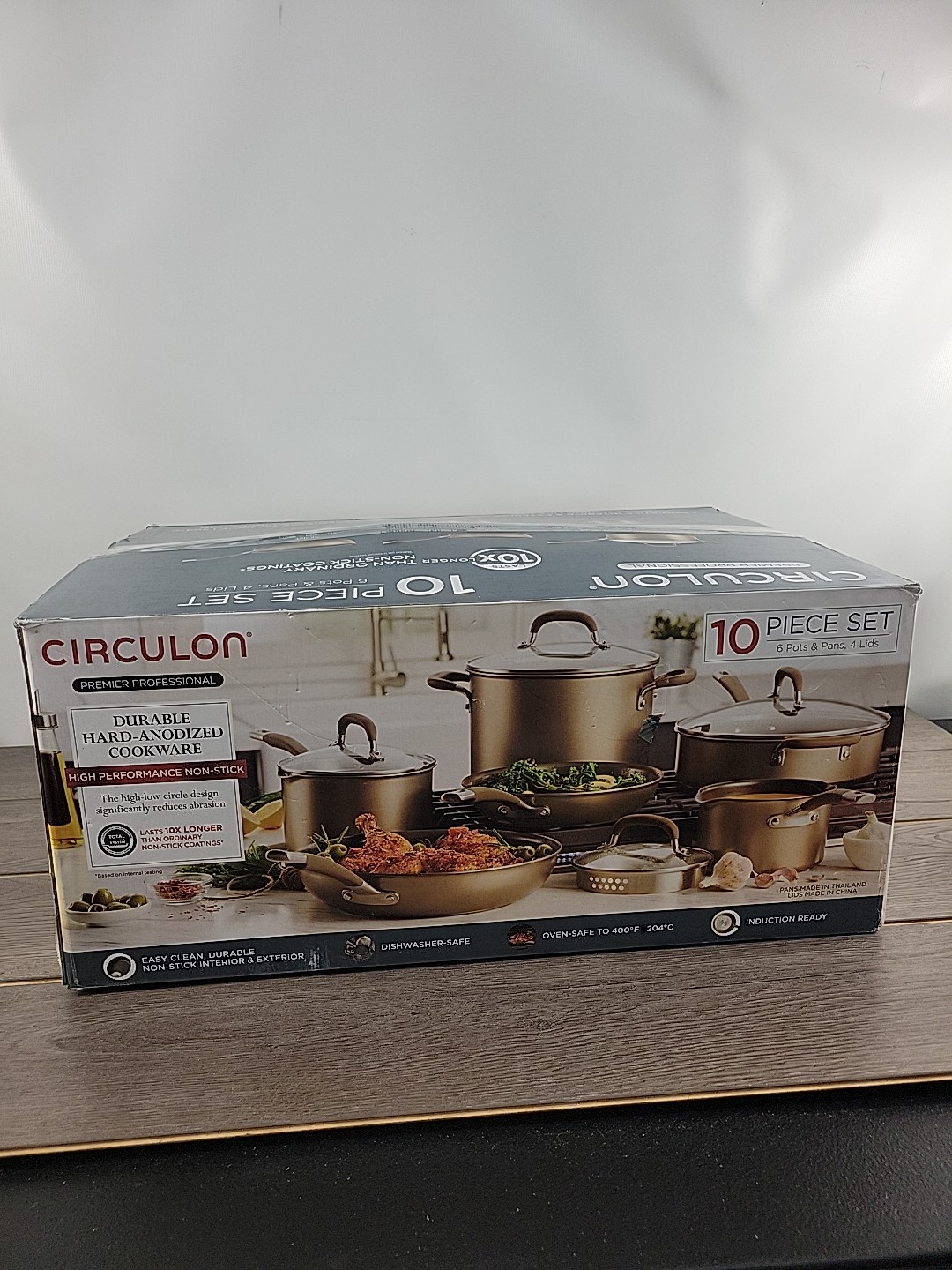Circulon Professional 9-Piece Non-Stick Cookware Set, Anodized Aluminum | Used