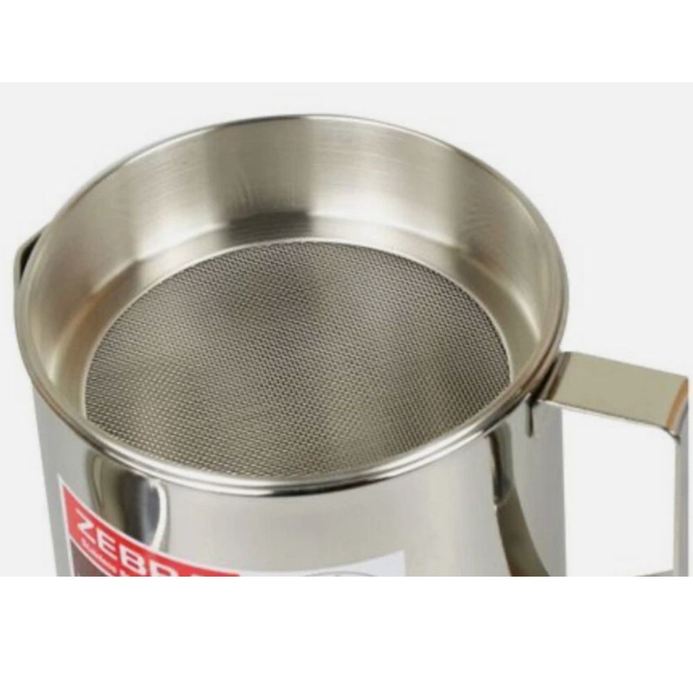 Oil Filter Container Pot 1L Thai Stainless Zebra Steel Brand Kitchenware