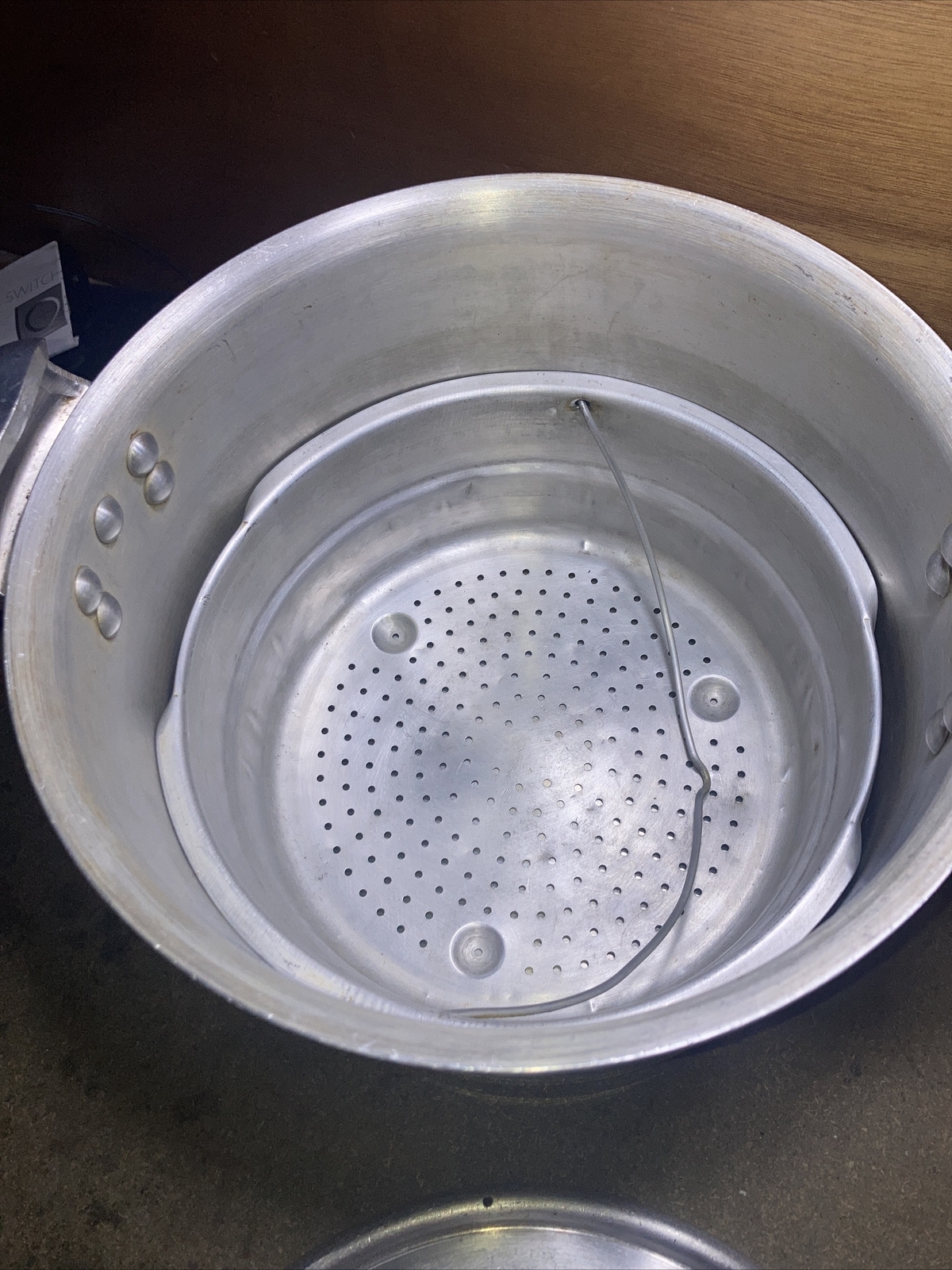 (D27) Antique Casserole Minute SEB 8 Liters Aluminum Vintage