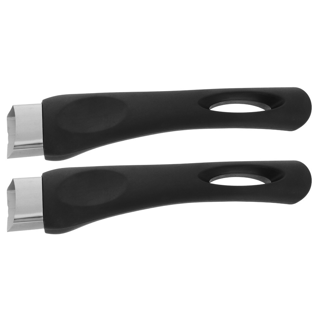 2pcs Black Pot Handle: Scald-Proof Replacement Saucepan Grip – Removable &
