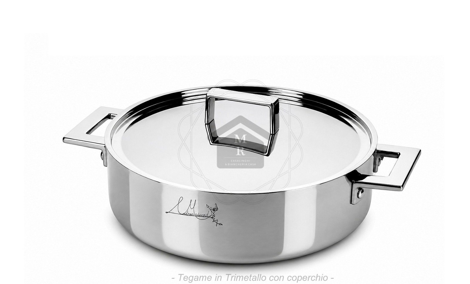 Trimetal Casserole with Lid Active Line Mepra – Suitable for Induction