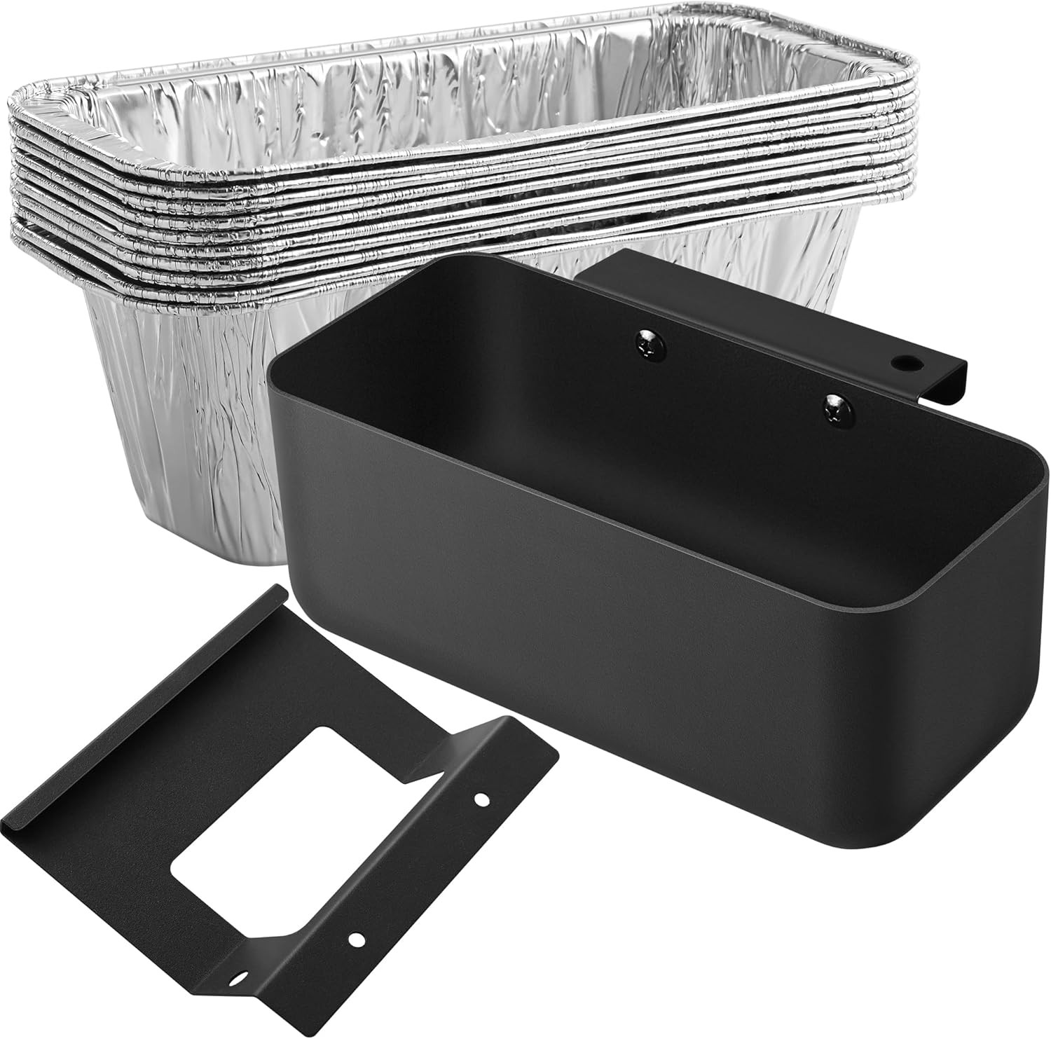 Grill Grease Catcher for Blackstone Griddle with 10 Pack Grease Cup Liners
