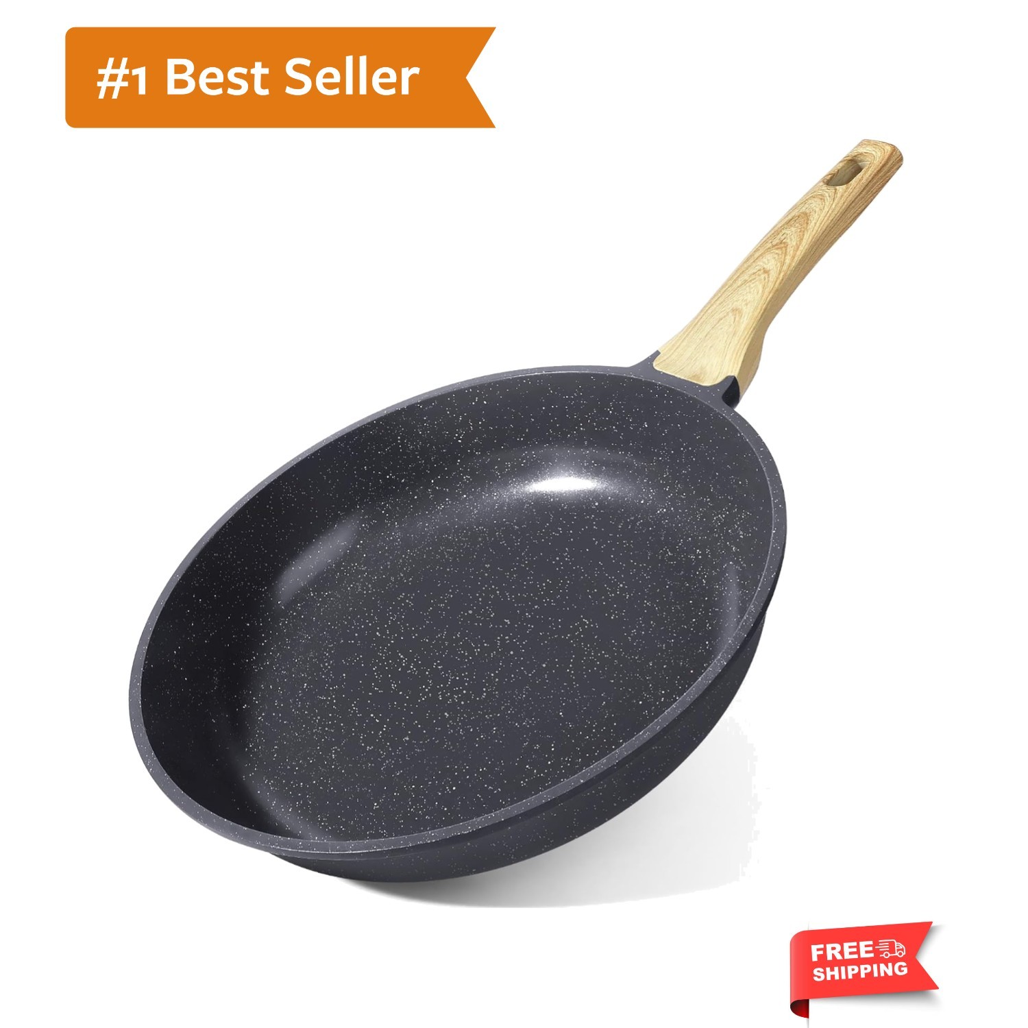 Non Stick Frying Pan – 8″ Nonstick Pan Skillet with Ceramic Coating,Non Toxic…