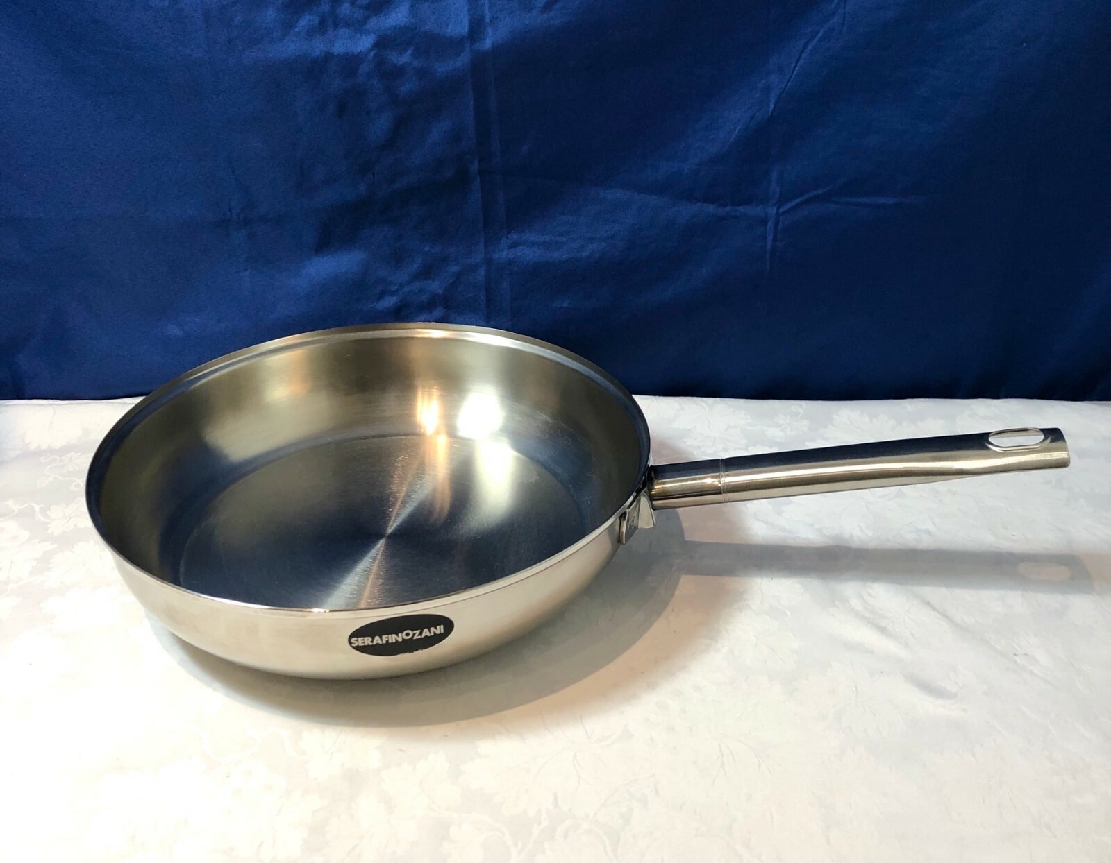 Serafino Zani Magistra Frying Pan 24 cm – NEW – Stainless Steel