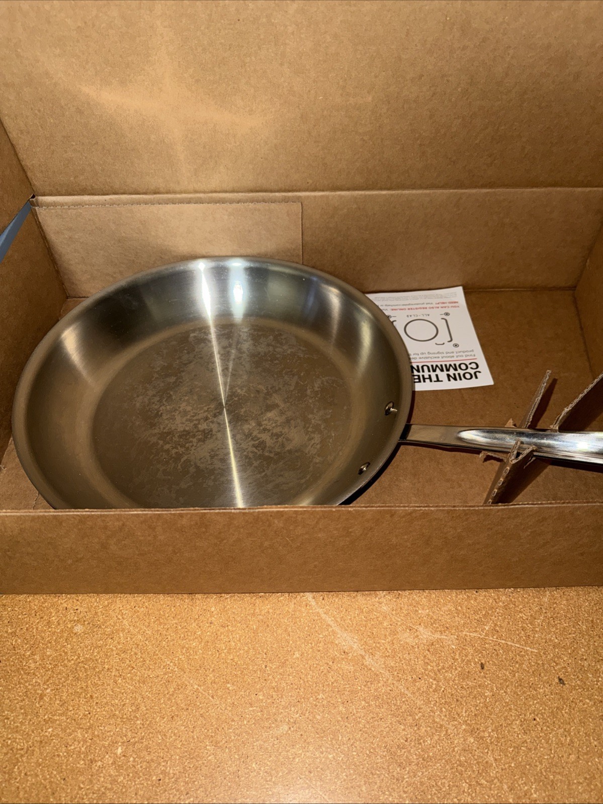 All-Clad Pan Set Stainless Steel Cookware Induction Oven Safe 10 12 Inch Pre Own