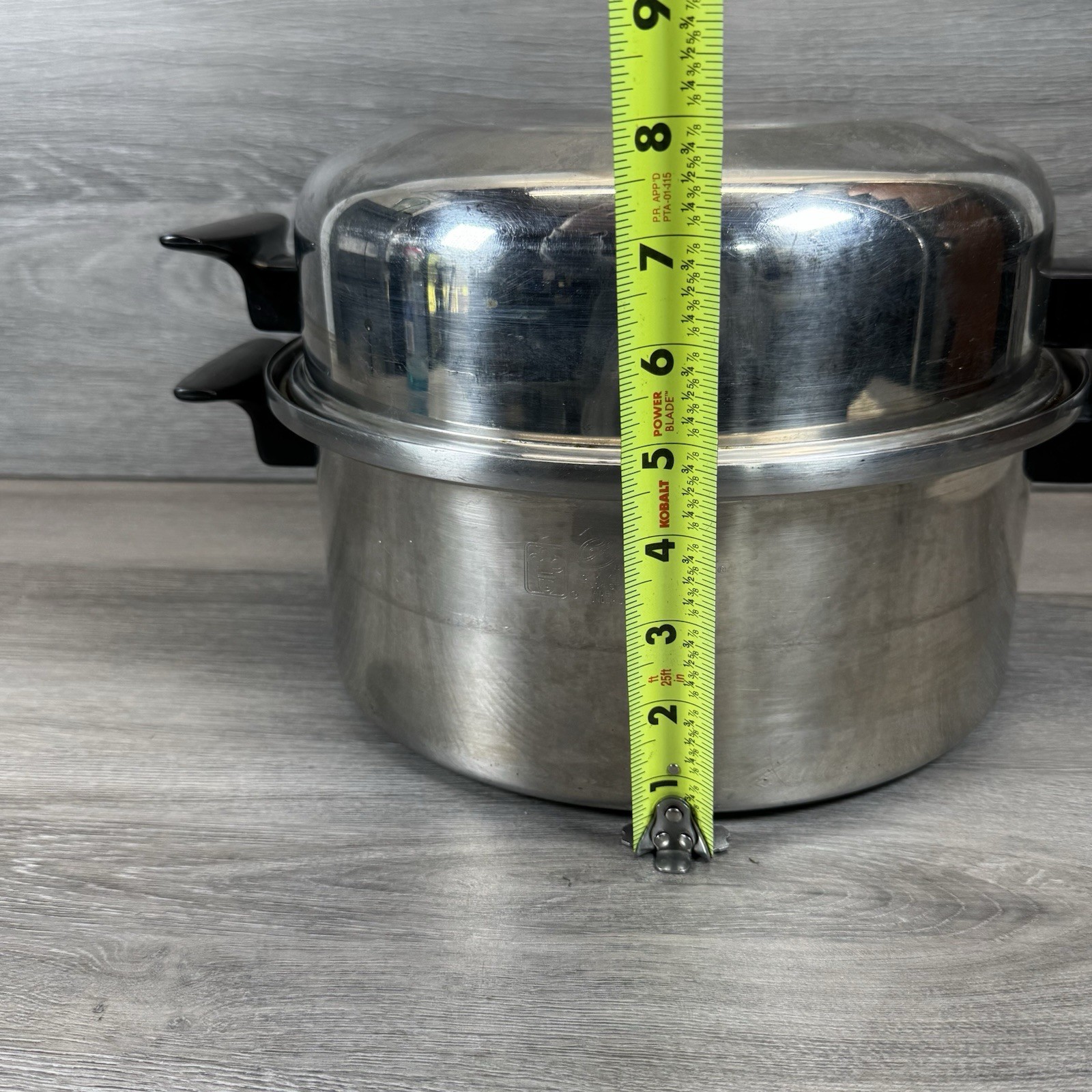 Townecraft Chefs Ware 6.5 Qt 5-PLY T304 Stainless Dutch Oven With Dome Lid