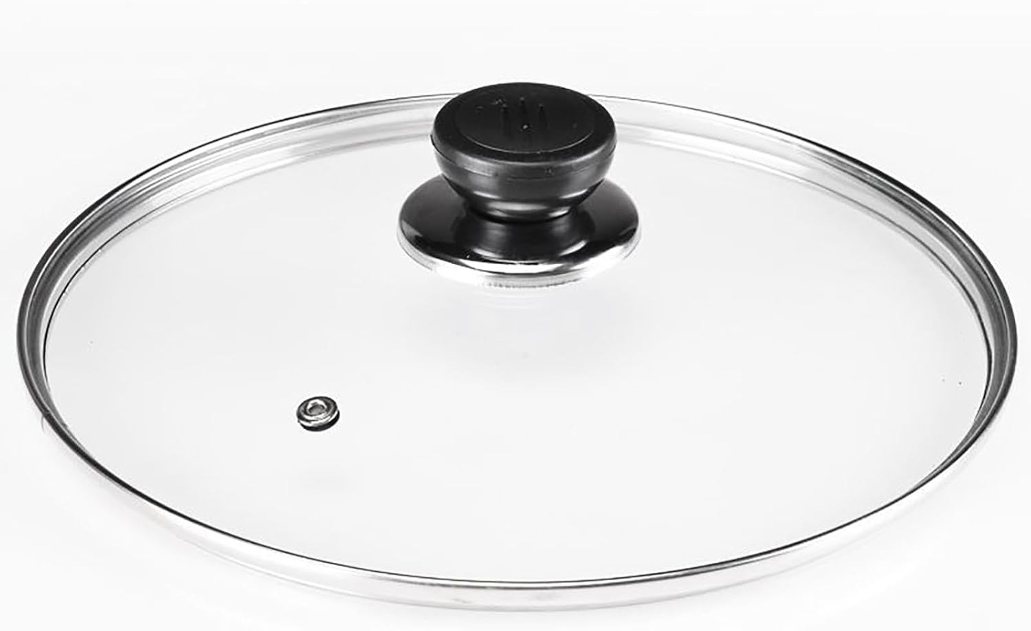 Tempered Glass Pot Cover, 7.8 Inch Griddle Lid with Insulated Handle for Cheese