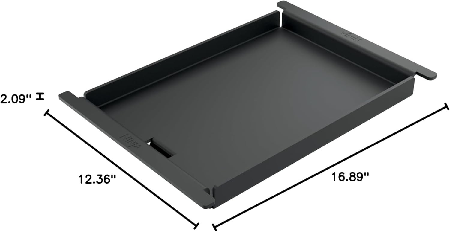 Ninja FlexFlame Half Griddle Carbon Steel Grease Drain Rust-Resistant PG300