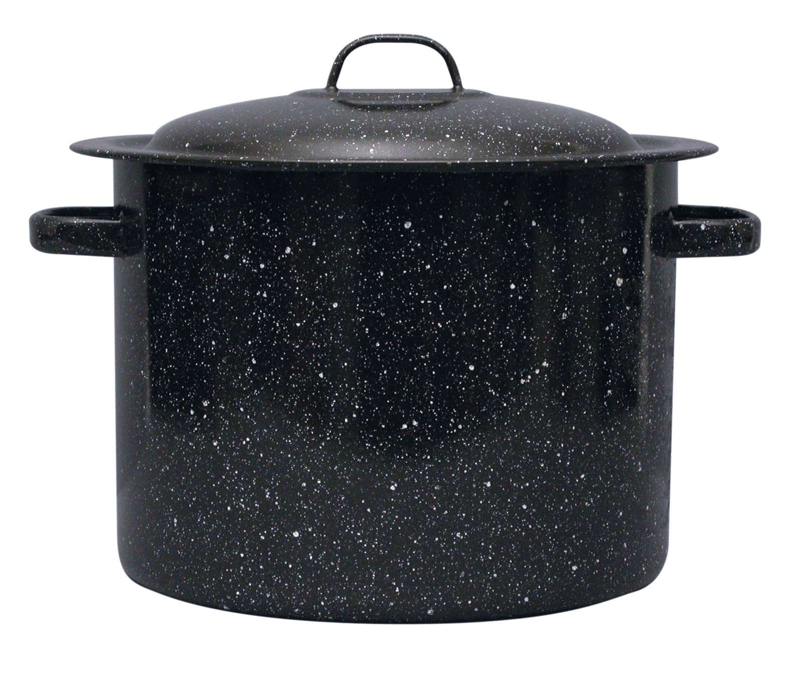 Granite Ware Stock Pot, 12 Qt – Speckled Black
