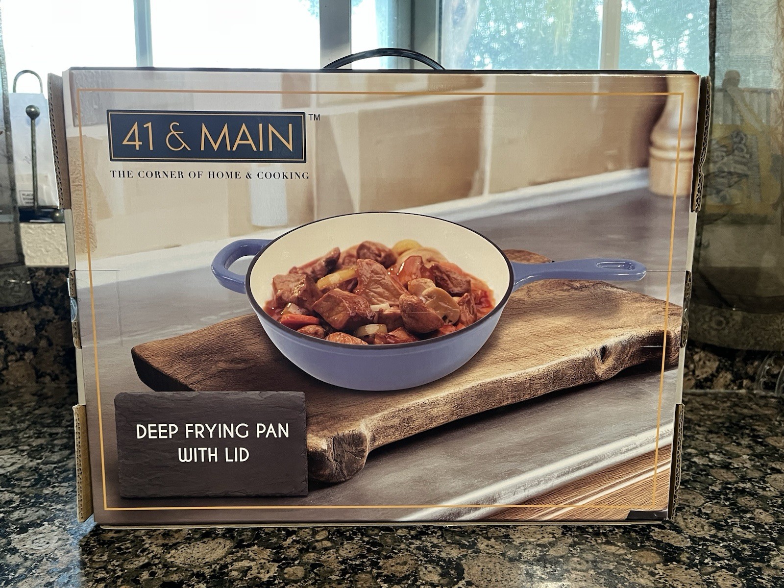 41 & MAIN DEEP Frying Pan with Lid