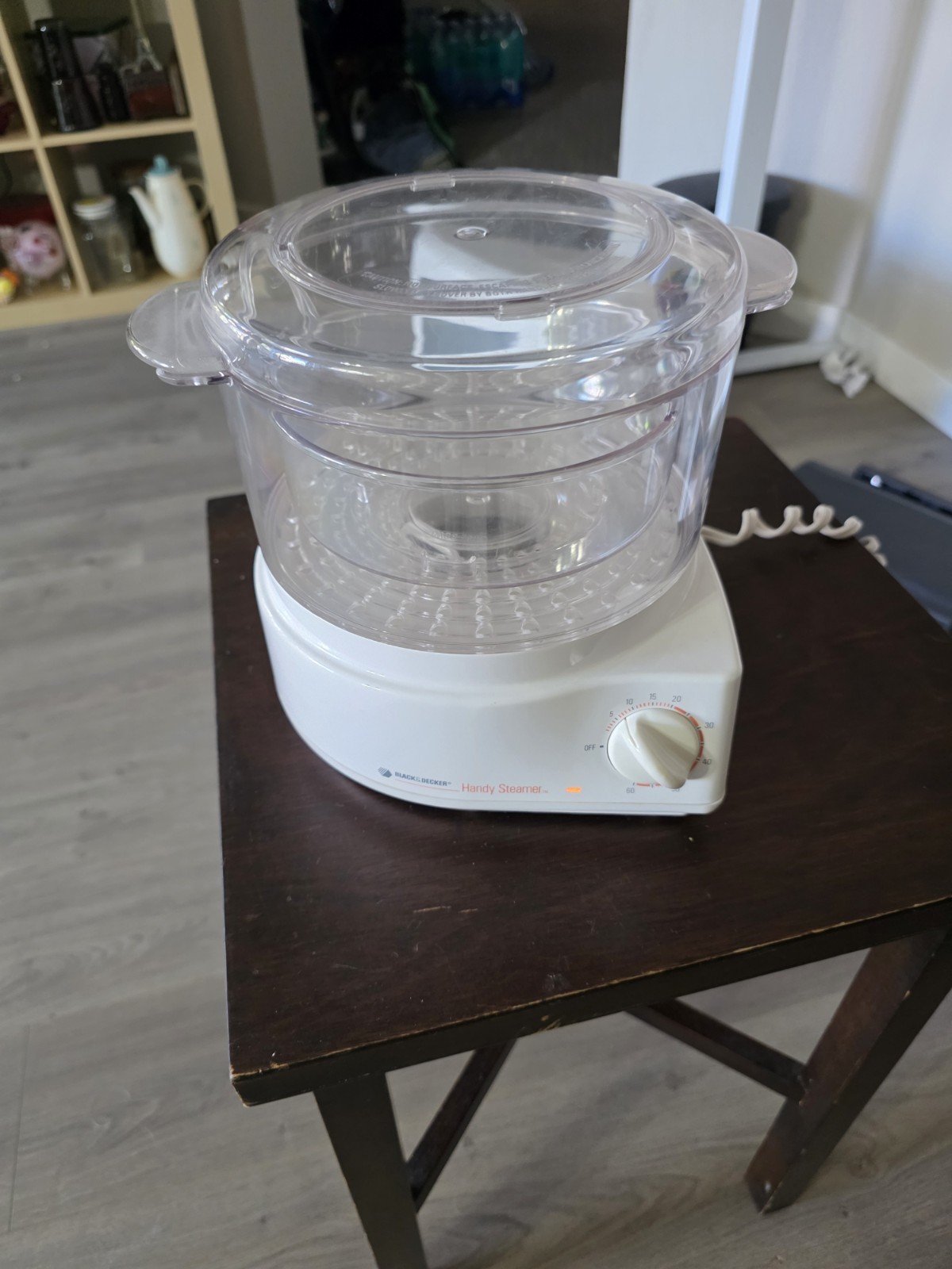 Vintage Black & Decker HS80 Handy Steamer Food Steamer/Rice Cooker Original Box