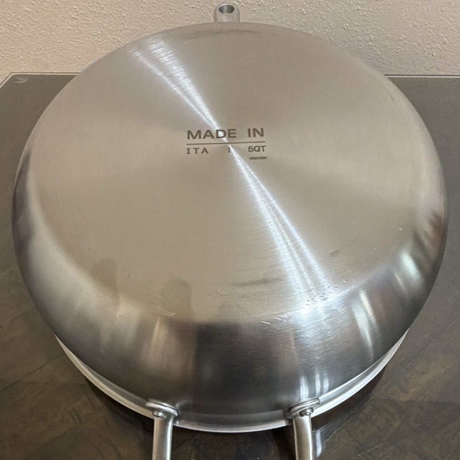 Made In | 5 qt Stainless Steel Saucier Pan with Lid | Induction/Electric/Gas