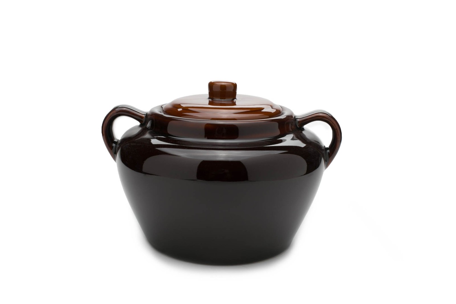Fox Run 0350 Stoneware Bean Pot 9.75″ Brown