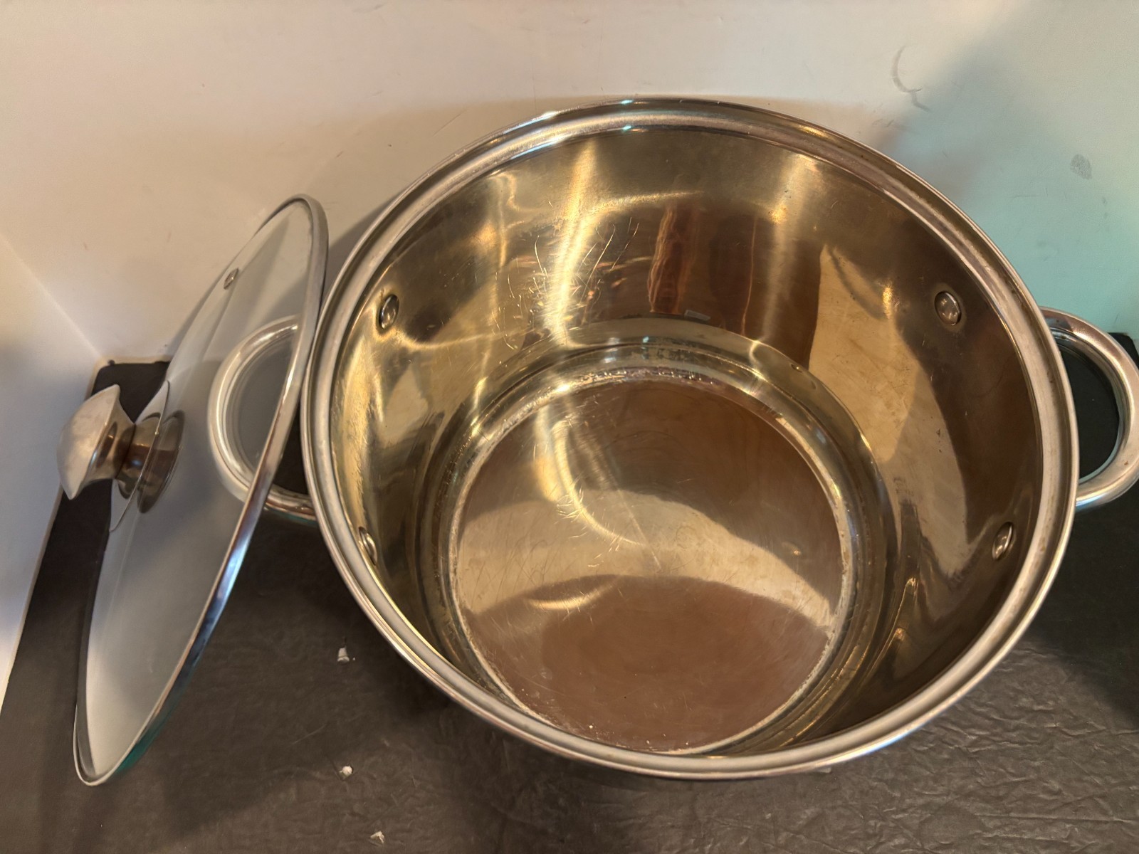 8 Qt Ecolution Stainless Steel Stock Pot with Encapsulated Bottom With Lid