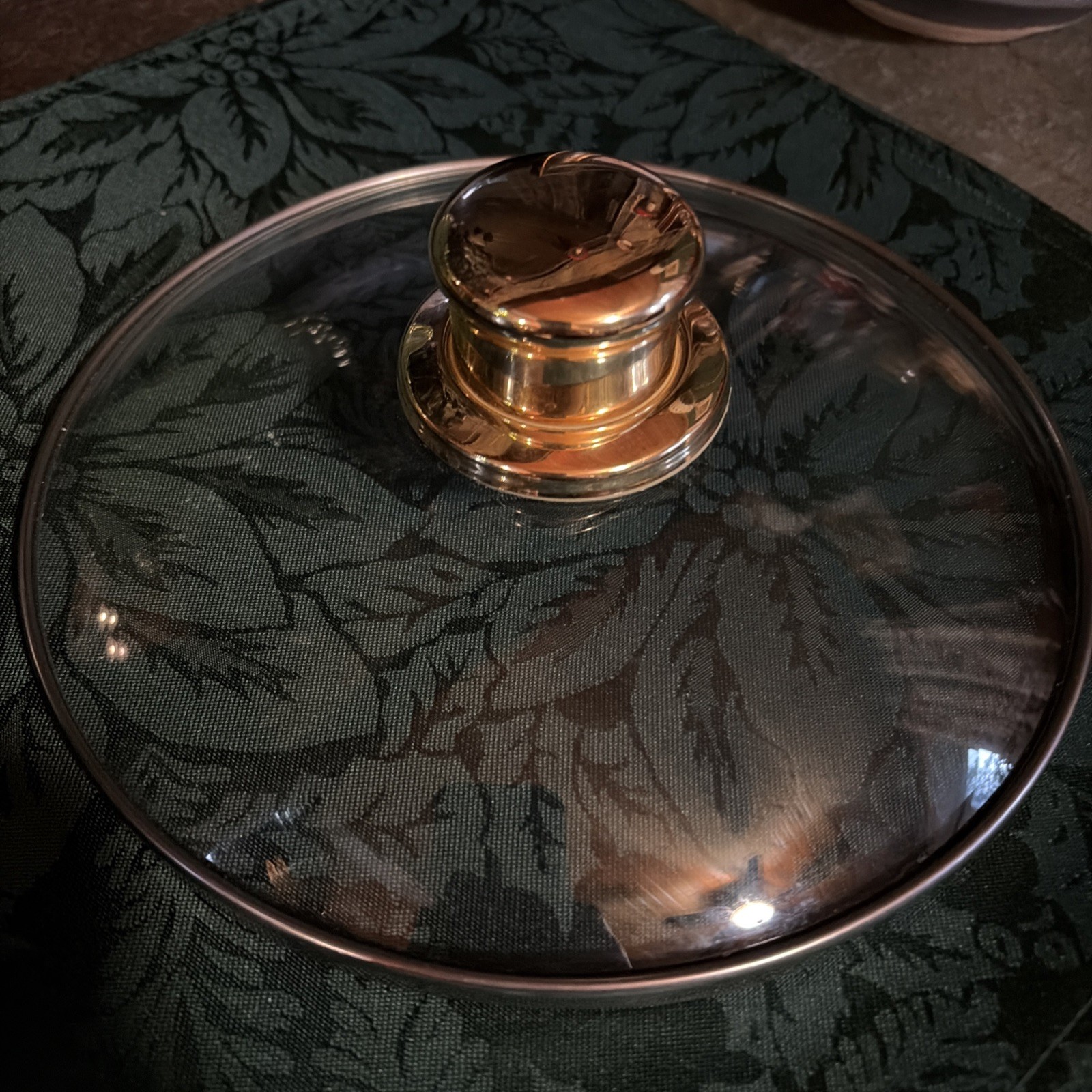 Cuisine Cookware Premium Gold 3.5qt Pot Glass Lid 18/10 Stainless ~ Excellent!