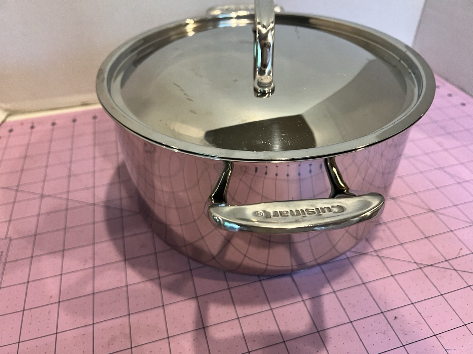 Cuisinart Chef’s Classic 6 Quart Stainless Steel Sauce Pot w/ Cover Lid 744-24