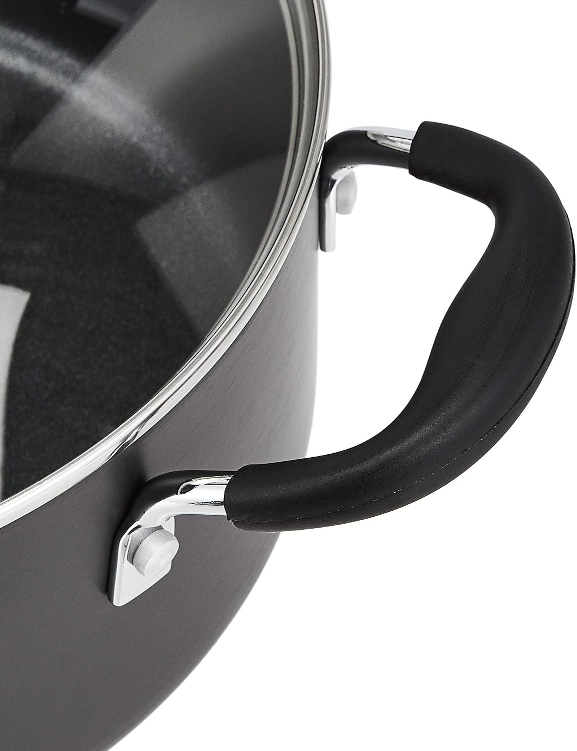 Non-Stick Cookware Set, Pots and Pans with Lids, Hard Anodized Aluminum,