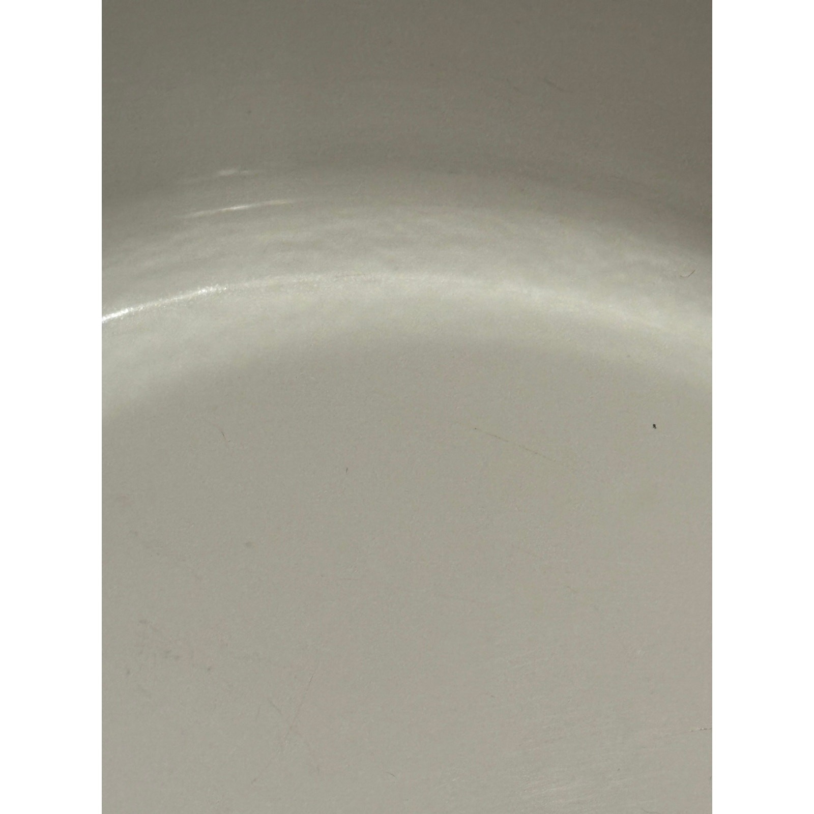 Le Creuset 29 Oval Dutch Oven White Enameled Cast Iron Made in France 6.75qt EUC