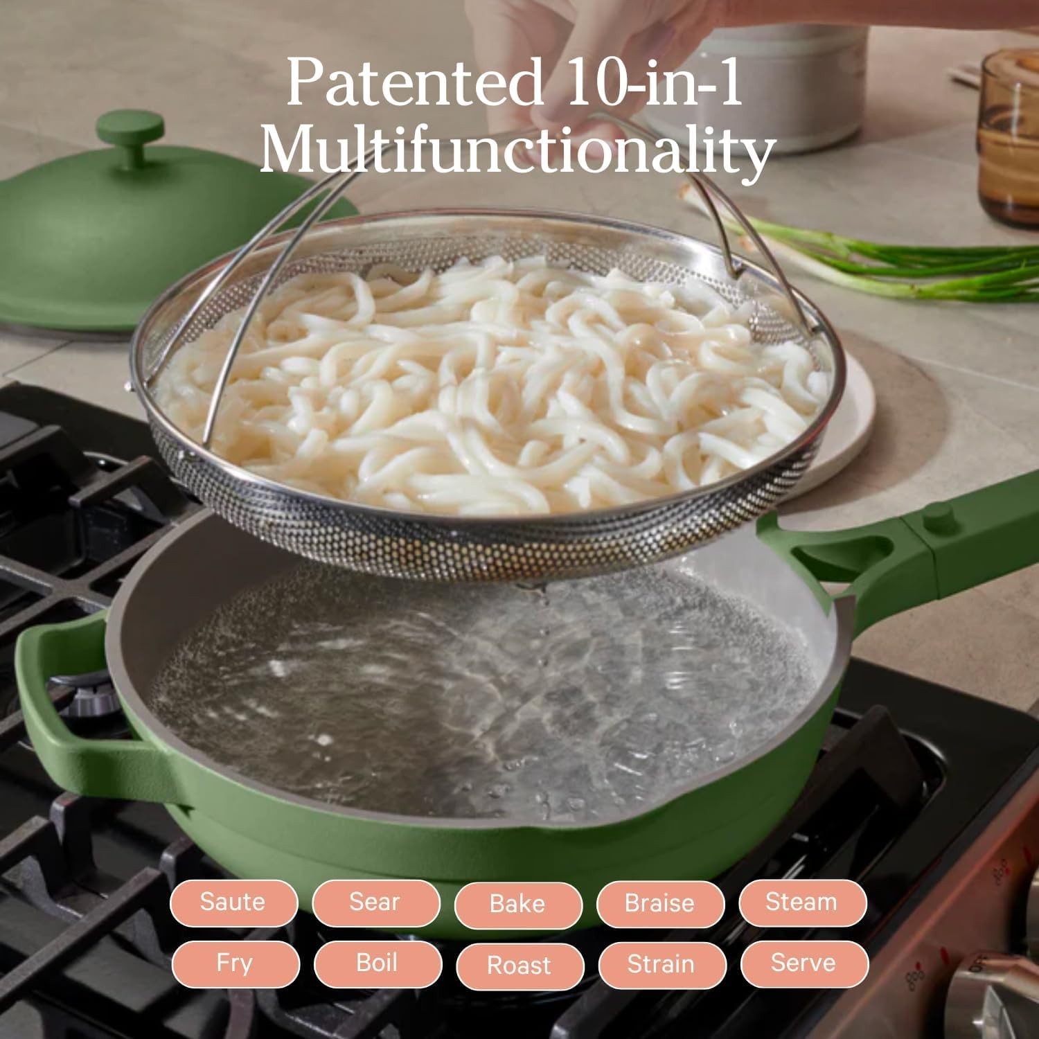 Always Pan 2.0-10.5” 2.6 Qt Nonstick, Toxin-Free Ceramic Cookware