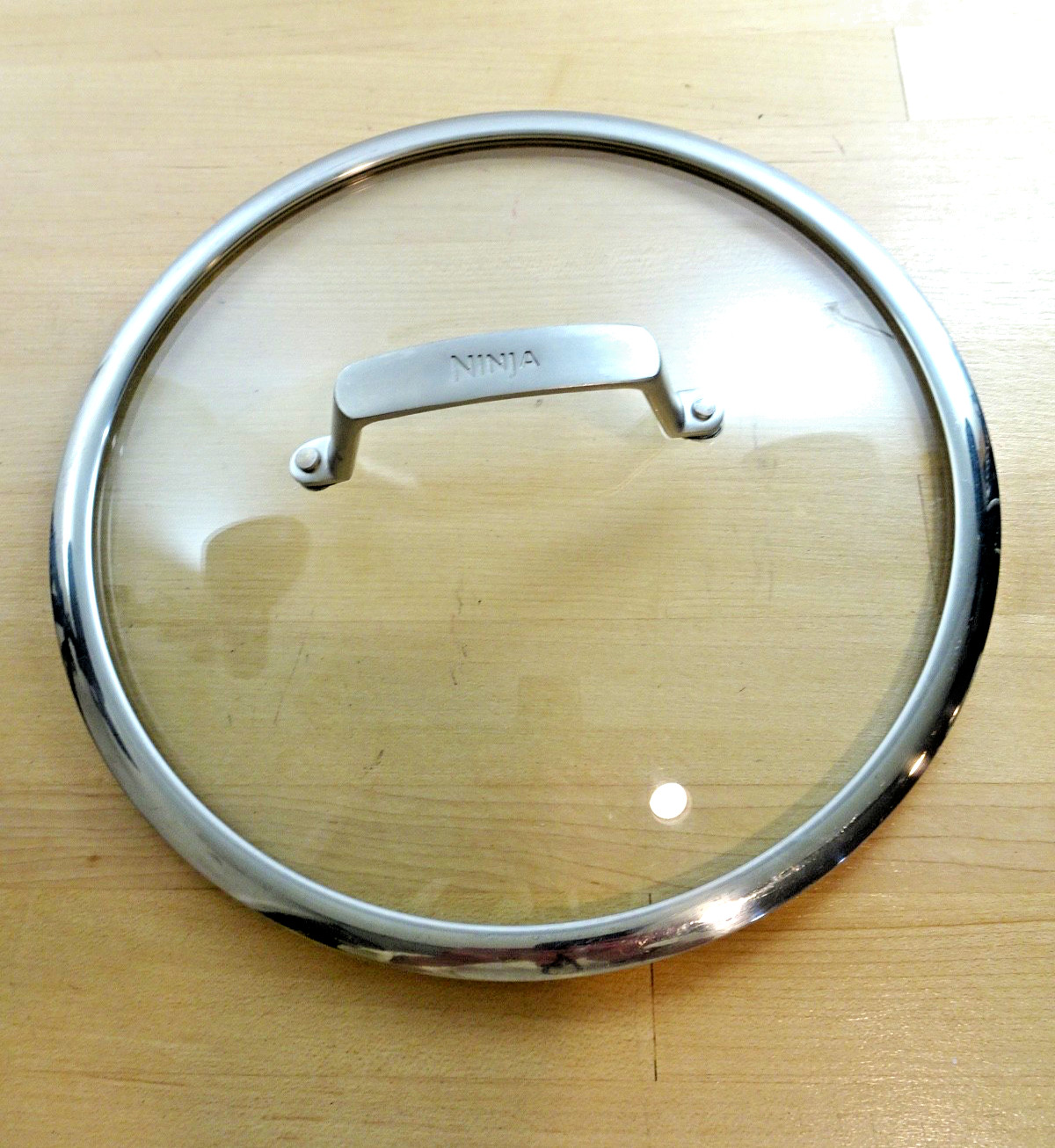 Ninja GLASS LID Replacement for Pot Pan Tempered Glass Inner Size 9-3/4″
