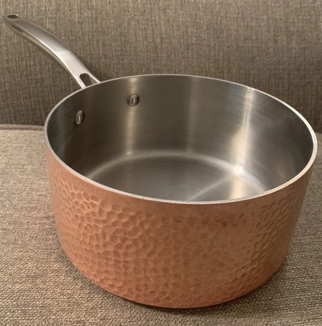 Cuinsinart, Hammered Copper, 3 Quart Saucepan, Model # HCTP193-20