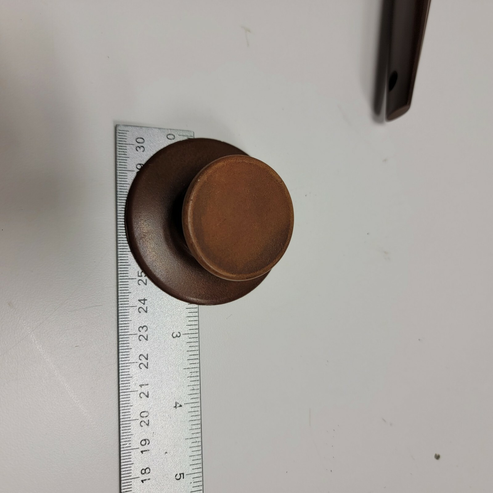 ORIGINAL Brown Handle & Lid Knob for Vintage Aluminum Beige Mirro Pot/Pan