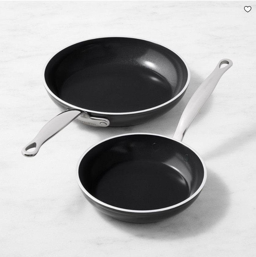 GreenPan Premiere Max Ceramic Fry Pan Set of 2 for Everyday Cooking