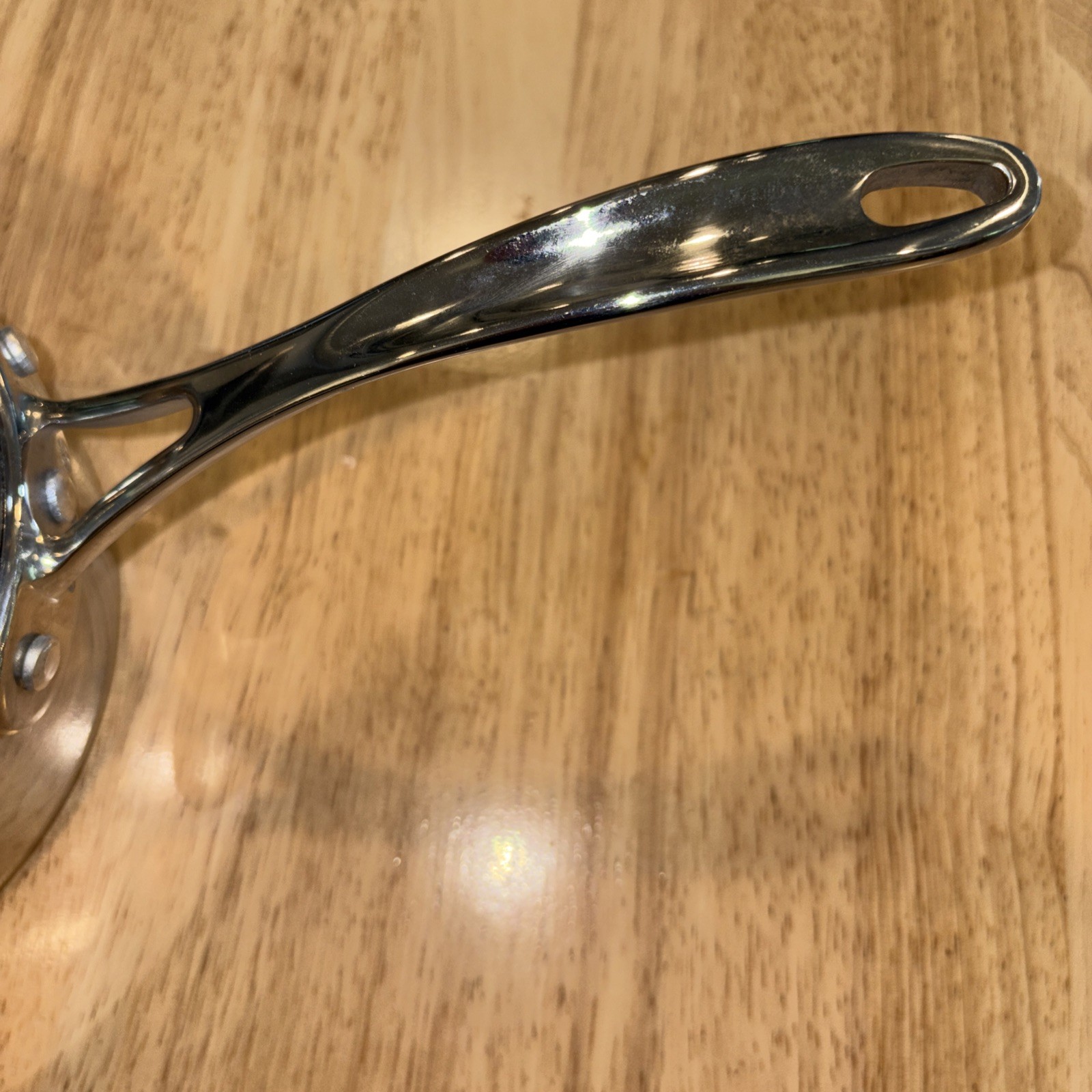 Calphalon Tri-Ply Stainless 2 Qt Saucepan 8702 Cookware Pan with Lid Used 1X EUC