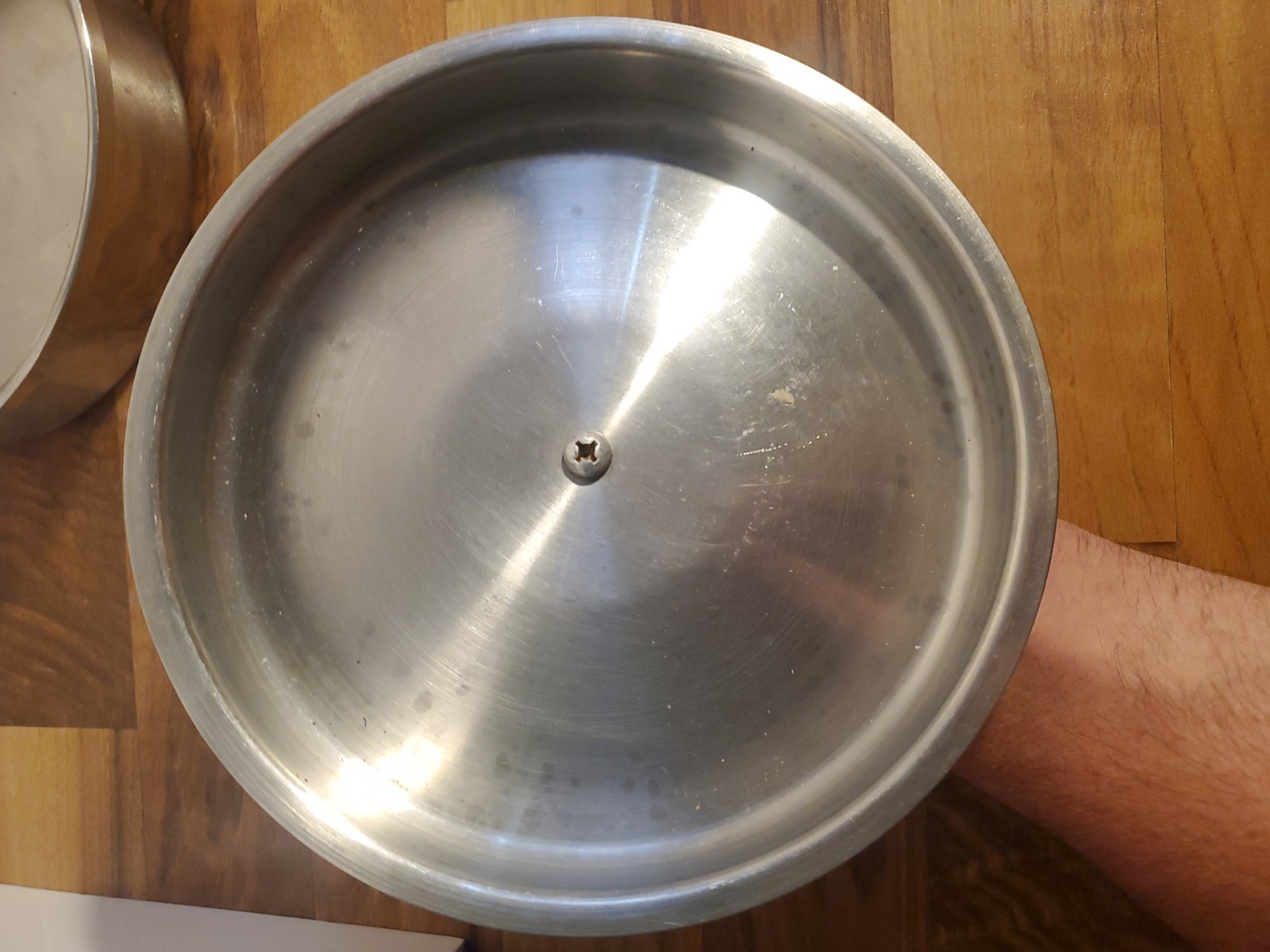 Vintage Colonial Ware Pot Pan 8.5 Inch Stainless Heavy Duty 3 Ply 18-8 USA & Lid