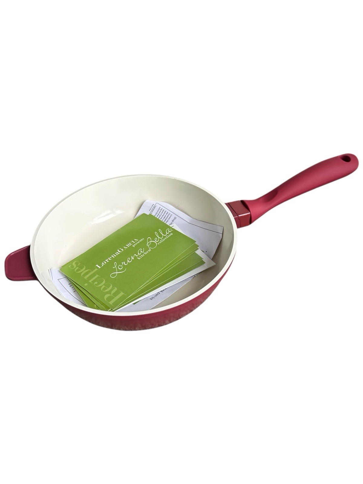 Lorena Garcia Bella Kitchen 11 Pc Ceramic Cookware Set Technolon Nonstick New