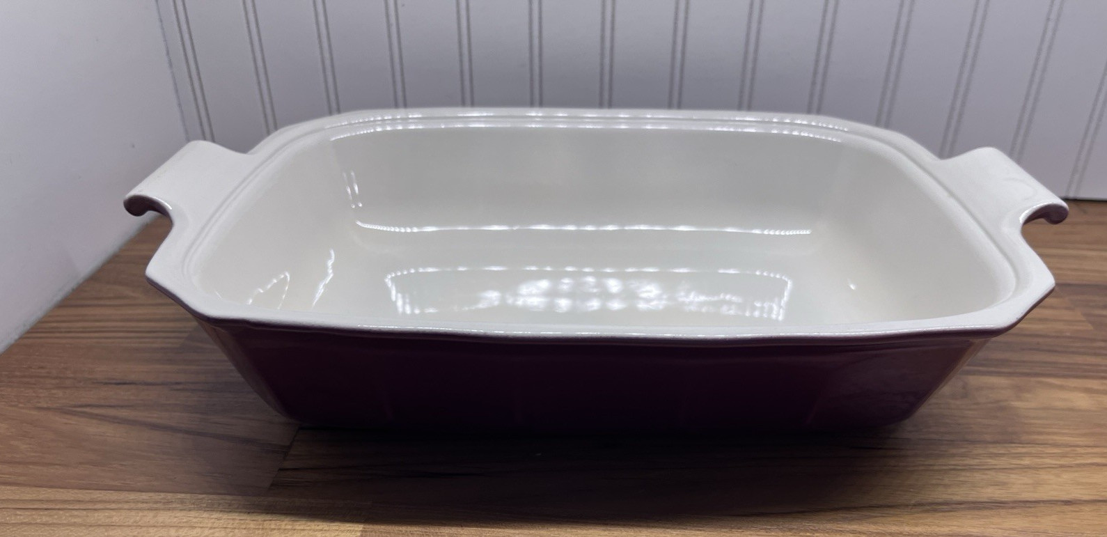 Emile Henry Williams Sonoma Cranberry 8×10 Baking Dish Casserole 96.70 France