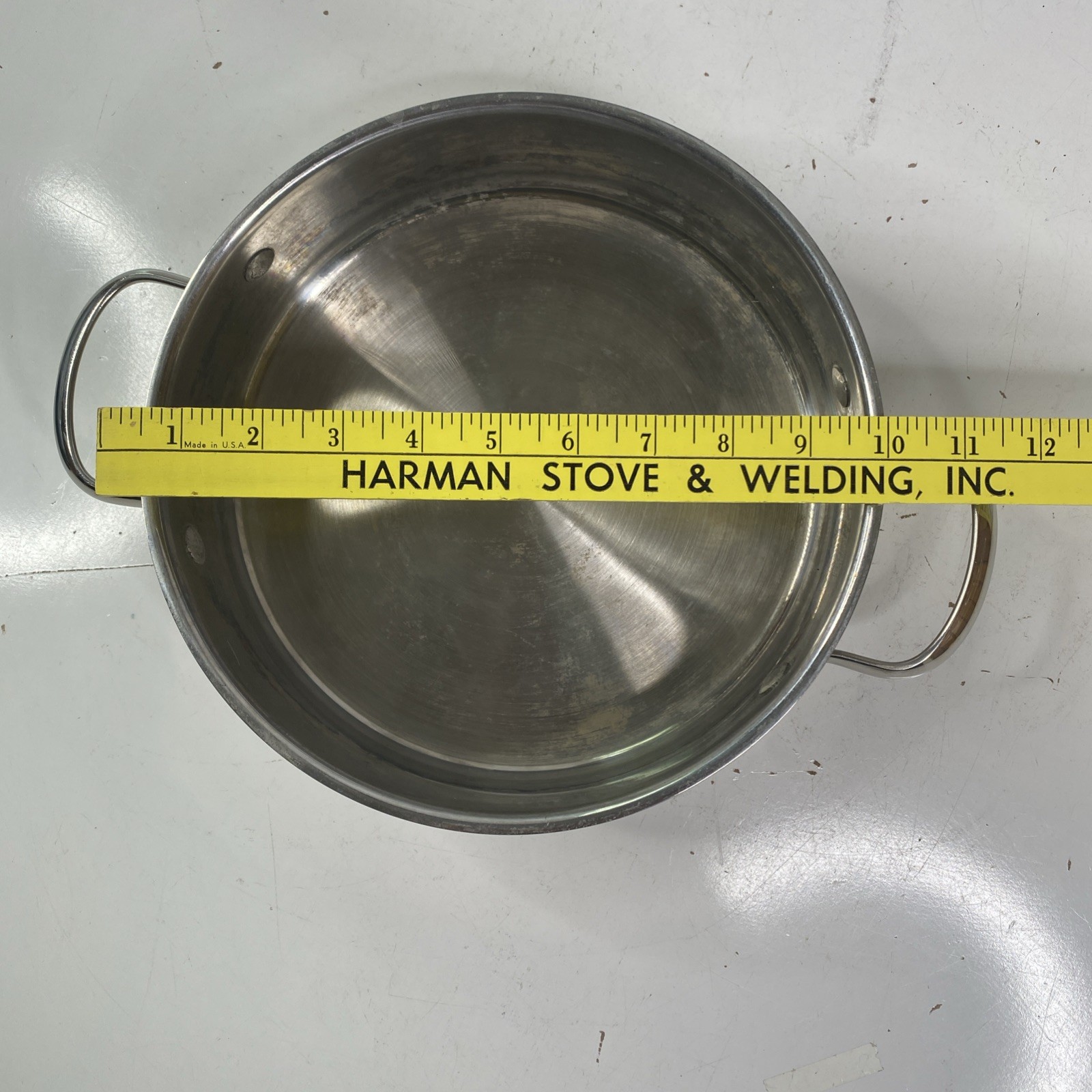 Wolfgang Puck Bistro Collection 10″ Casserole Stainless Steel Pan 3″ Deep