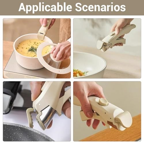 Removable Pan Handle,Anti-scald Detachable Pot Handle for All Cookware Pan &