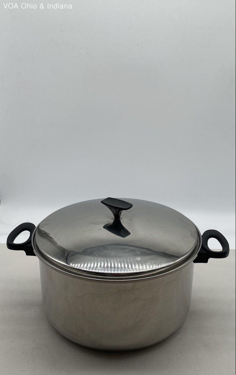 Regal Ware Stainless Steel Stockpot with Lid 12 Quart Made in USA Vintage