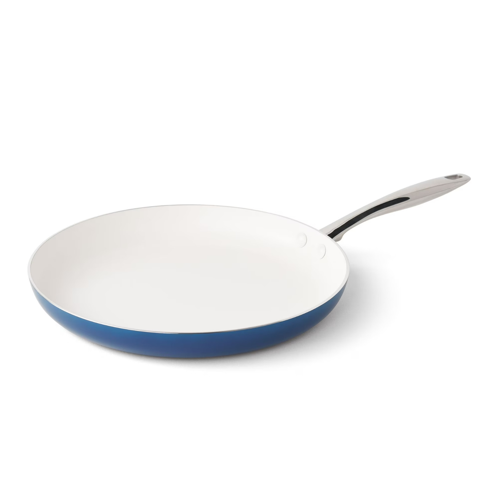 The Pioneer Woman Harlow 12″ Ceramic Non-Stick Fry Pan, Denim Blue