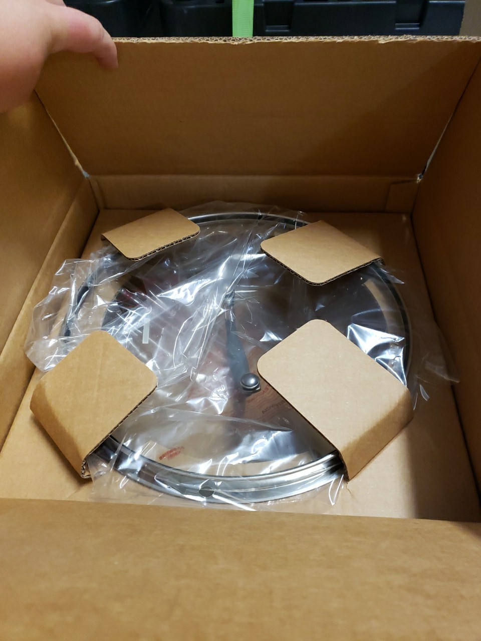 The Pampered Chef 12″ Glass Lid Executive Cookware 2866 NEW IN BOX