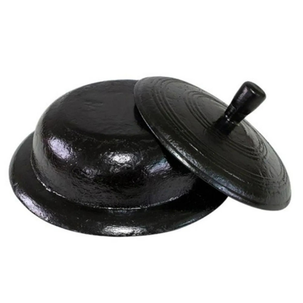 IH Induction Compatible Korean Traditional Cast Iron Rice Gamasot (6.3″ / 16cm)