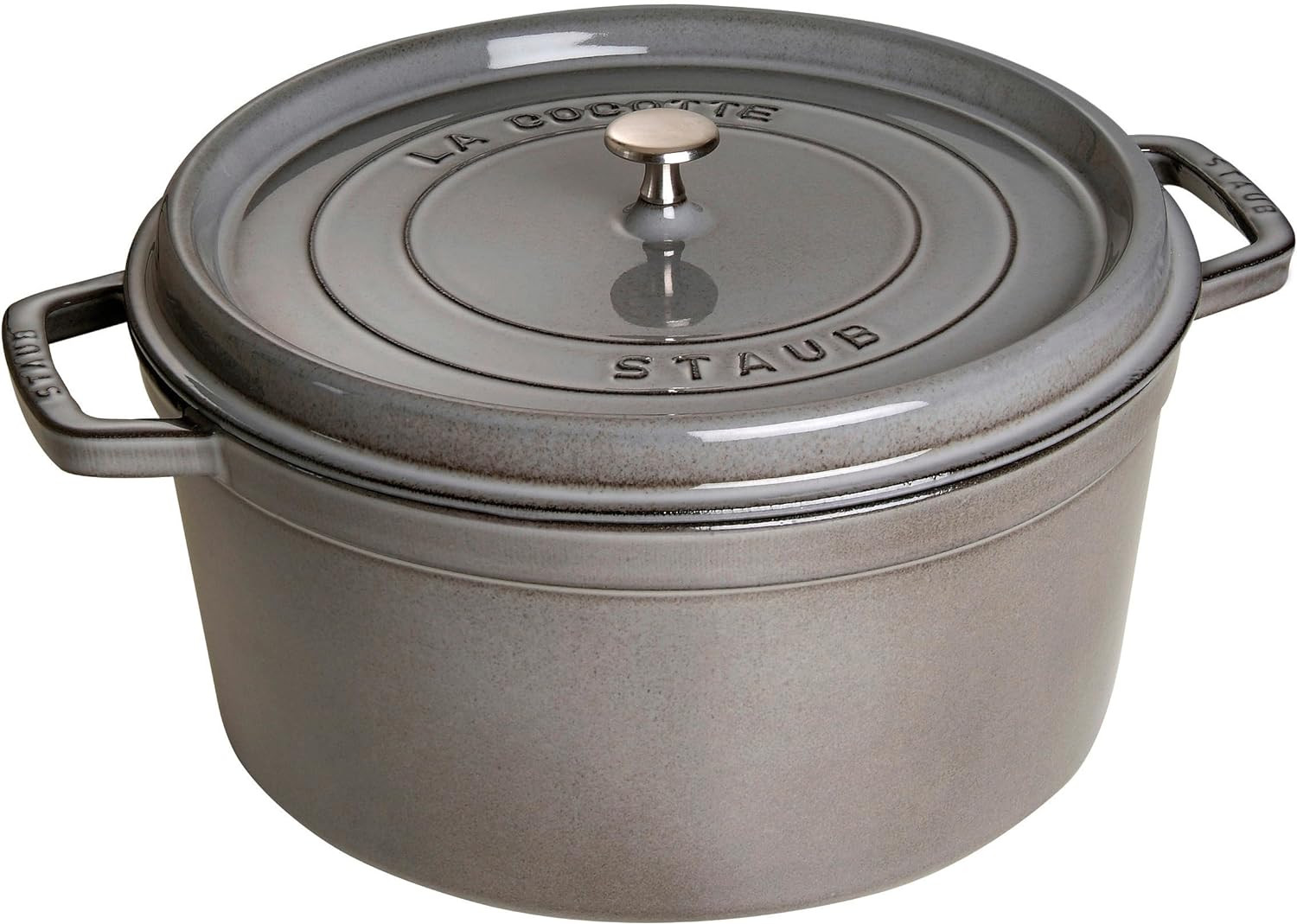 Round Cast Iron Cocotte, 8.35L, 30cm, Graphite Grey