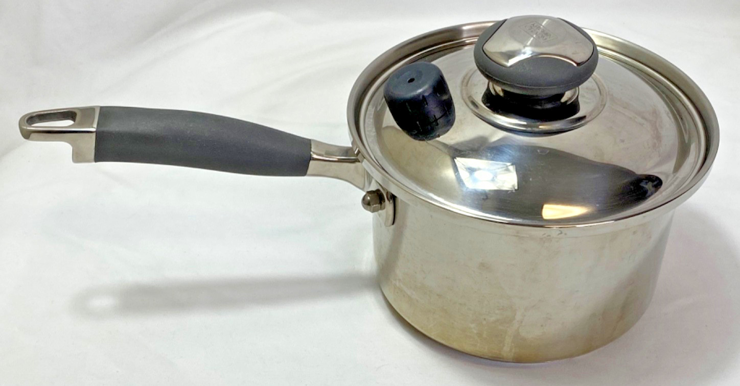 Kitchen Charm T304 Surgical Stainless 6 Piece Set-4 qt Dutch Oven /8″ Pan/2 QT.