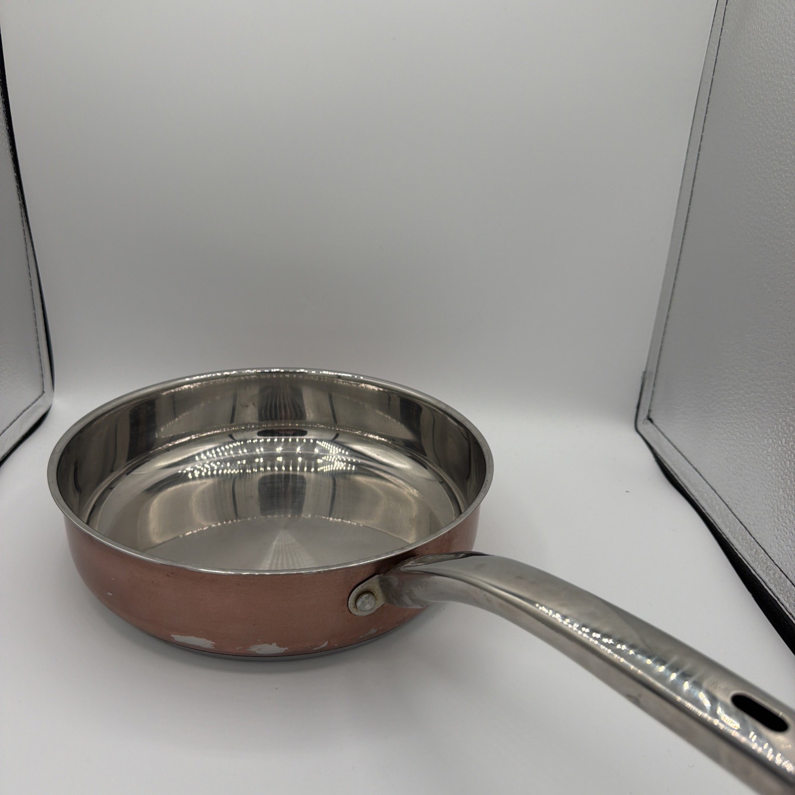 Vintage Oster 3 Quart Stainless Steel Fry Pan 9 Inch Hollow Handle