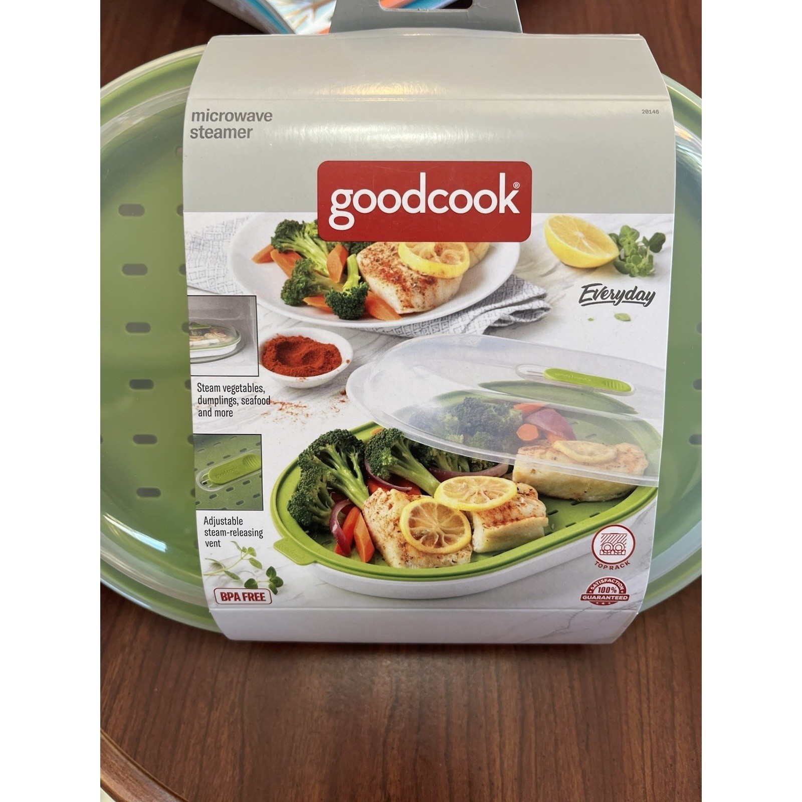 GoodCook Everyday Microwave Steamer Vegetable, Fish Steamer, Microwave Cooker