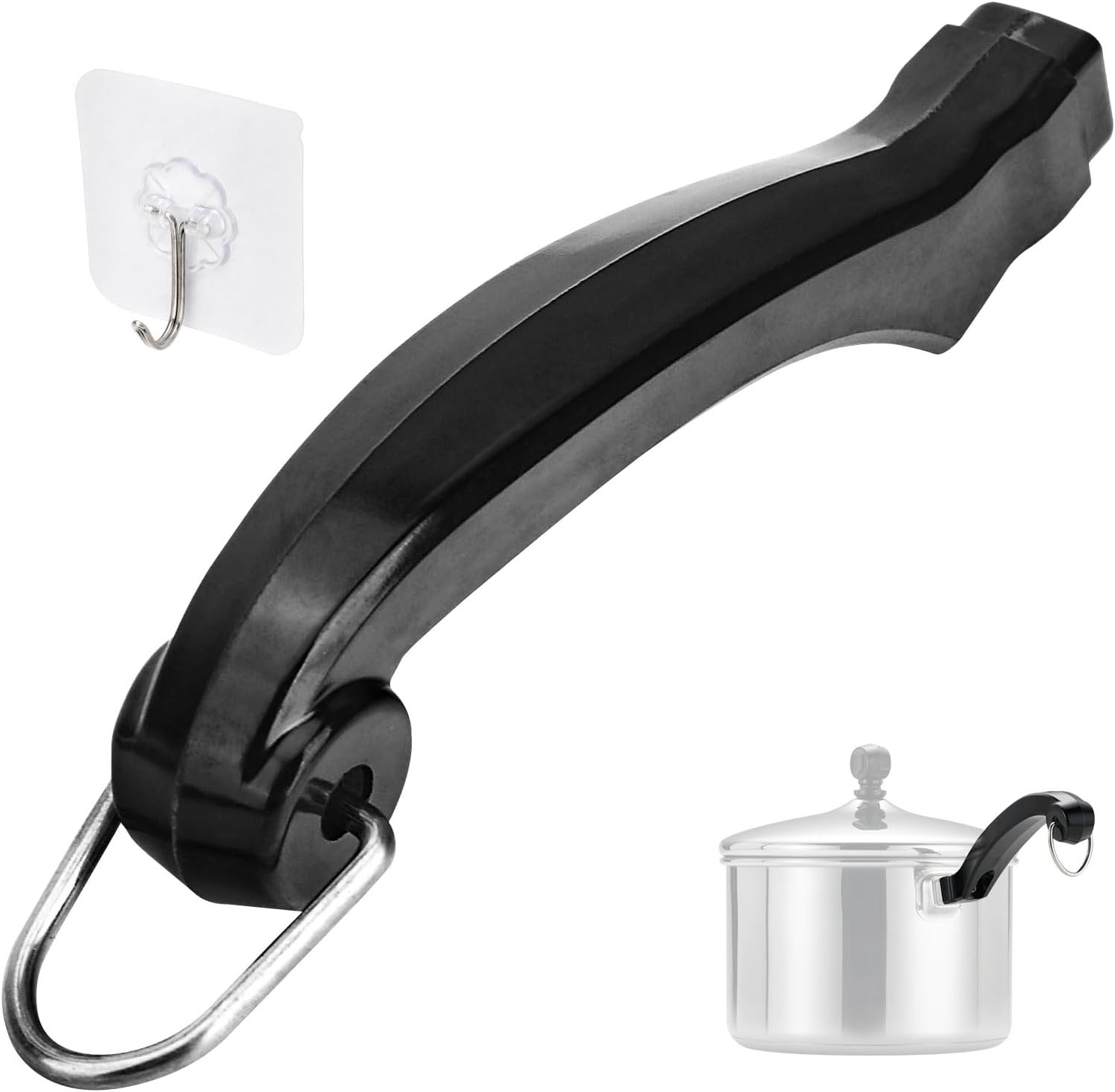 P08-031 Replacement Saucepan Handle (Short) for Farber-Ware Sauce Pan, Includes