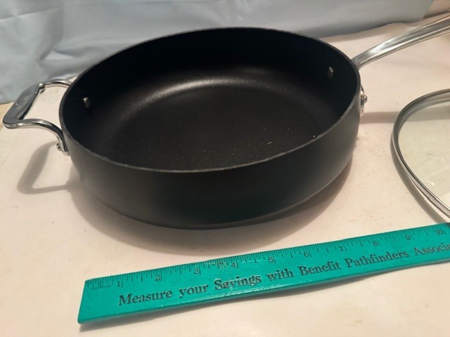 NEW All-Clad EXPERT HA1 Hard Anodized Nonstick 4 QT SAUTE PAN W/LID – 500* F