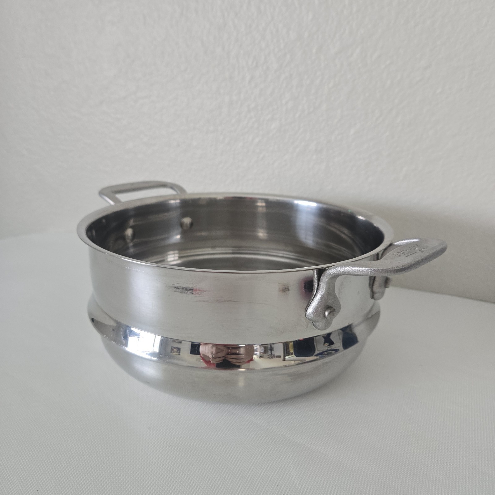 VINTAGE All-Clad Master Chef steamer Insert Stainless STEEL