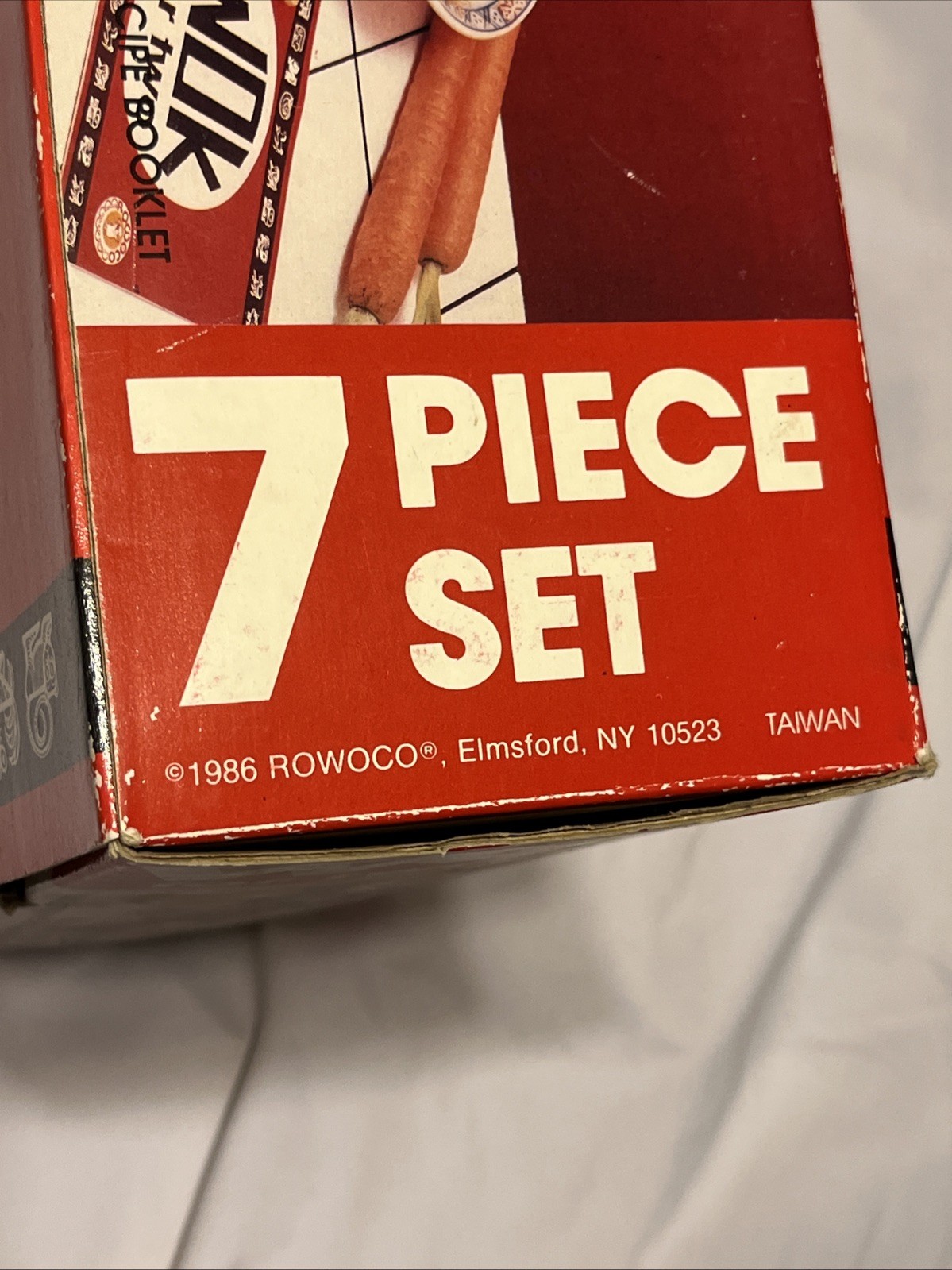 NEW Wok For Two In Box Rowoco Vintage 1986 7 Piece Set